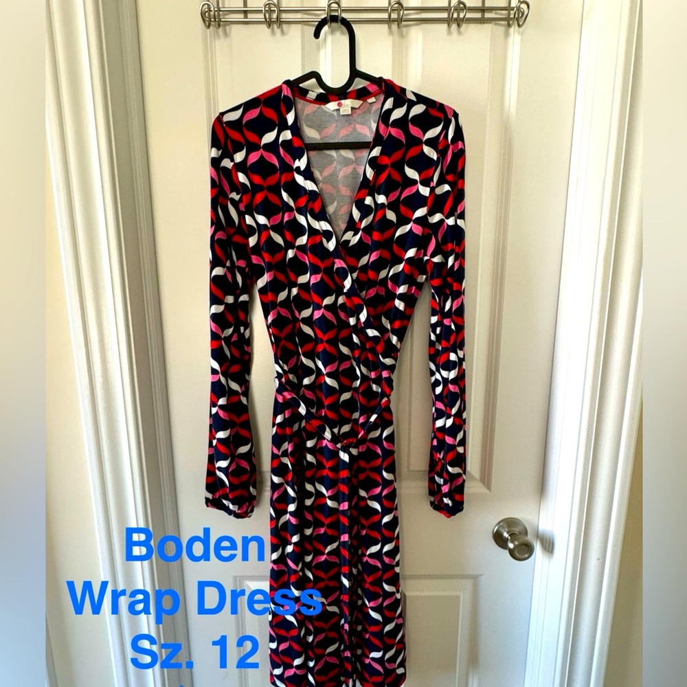 Boden Elodie Jersey Printed Dress | Sz. 12 US